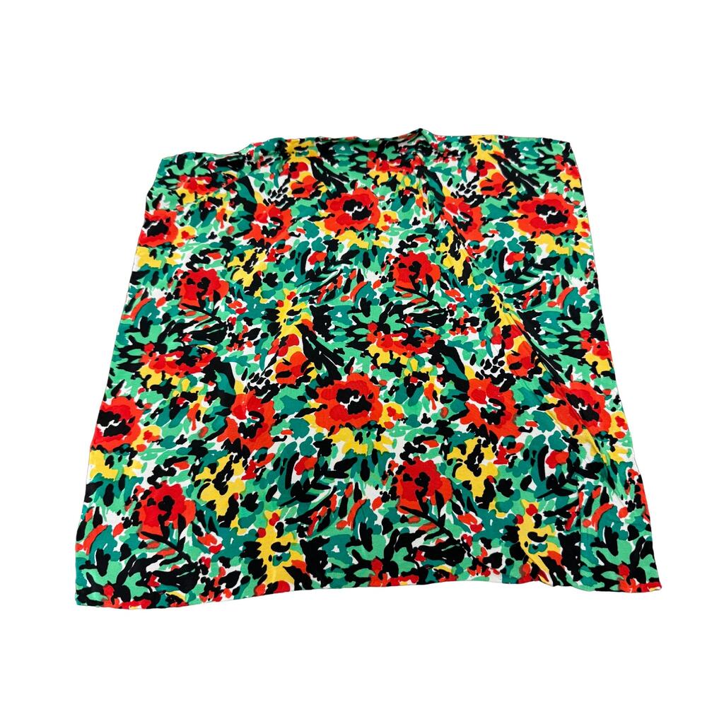 Vintage Silk Handkerchief Neckerchief Bandana Pocket Square Scarf 14"